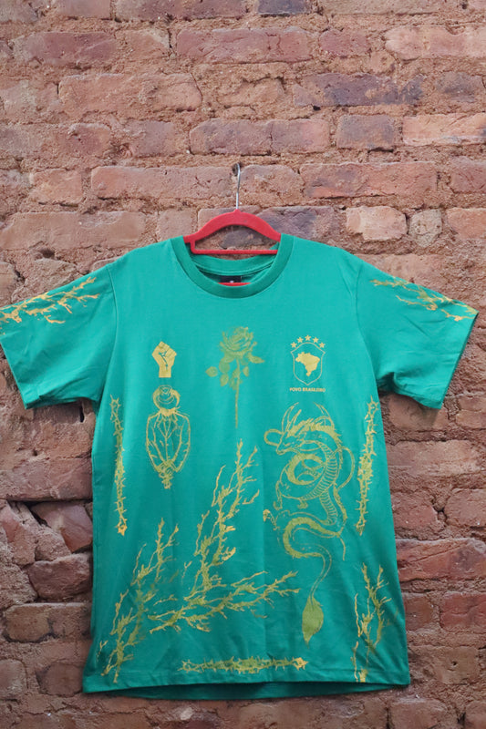 Camiseta Povo Brasileiro  - Edição Relikiarj (A Rosa)