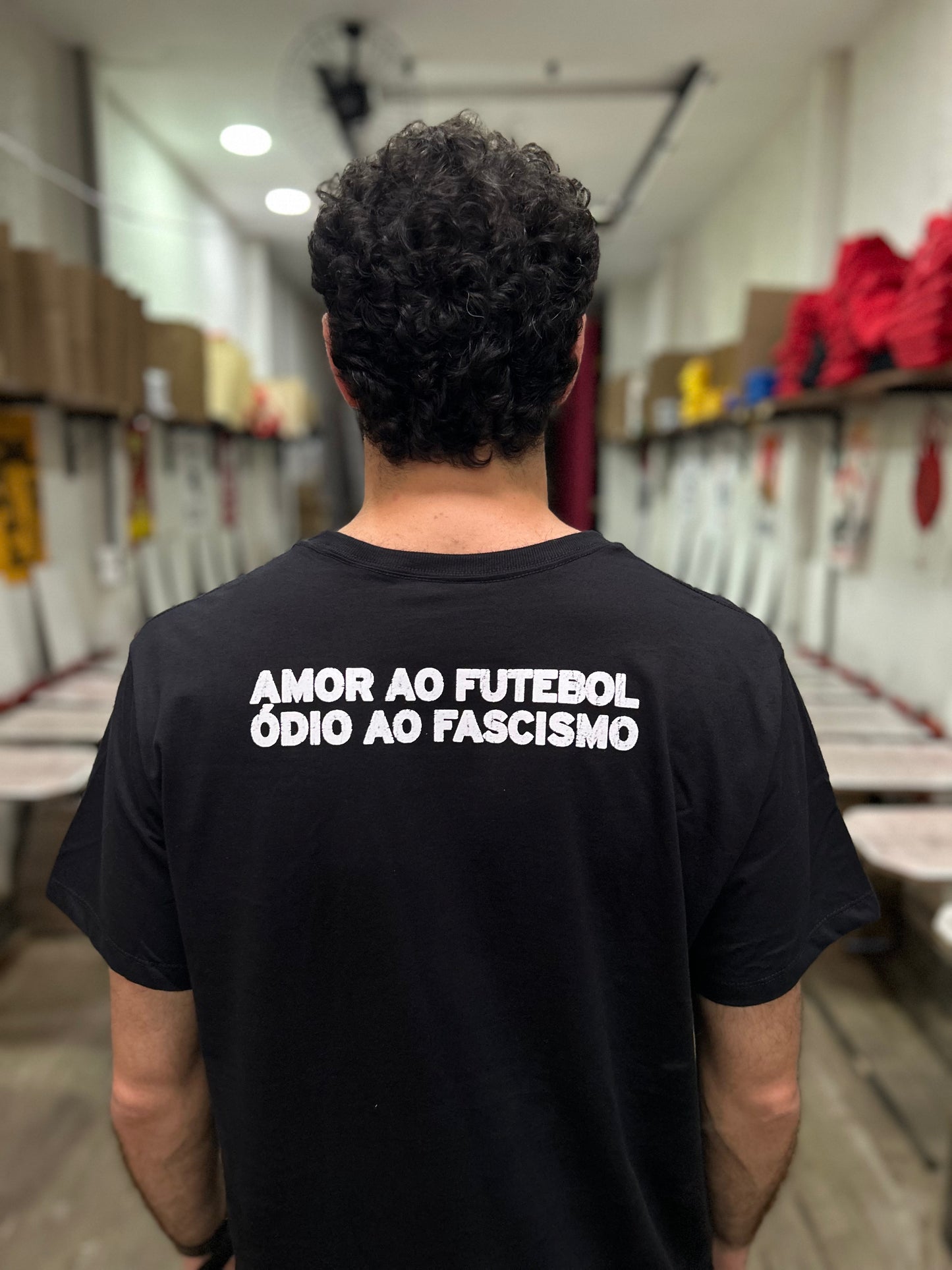 Camiseta Básica Amor ao futebol