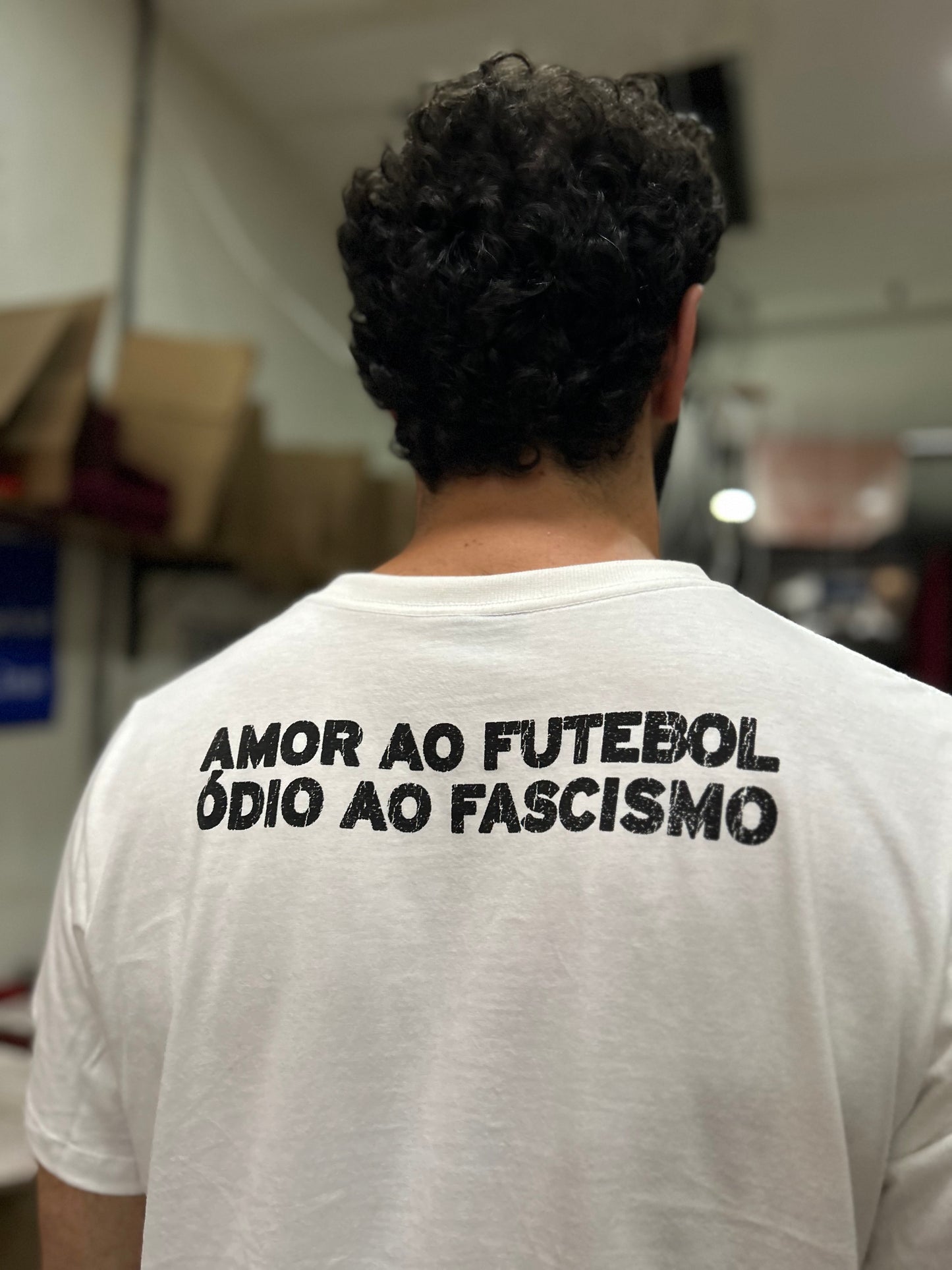 Camiseta Básica Amor ao futebol