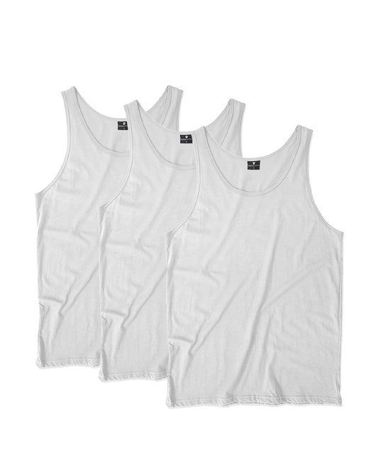 Kit 3 Camisetas Regatas - Lisa