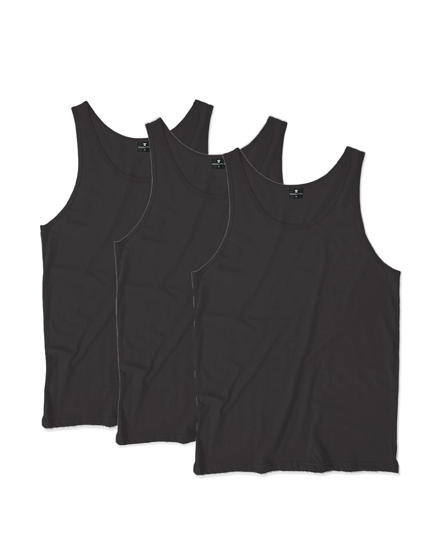 Kit 3 Camisetas Regatas - Lisa