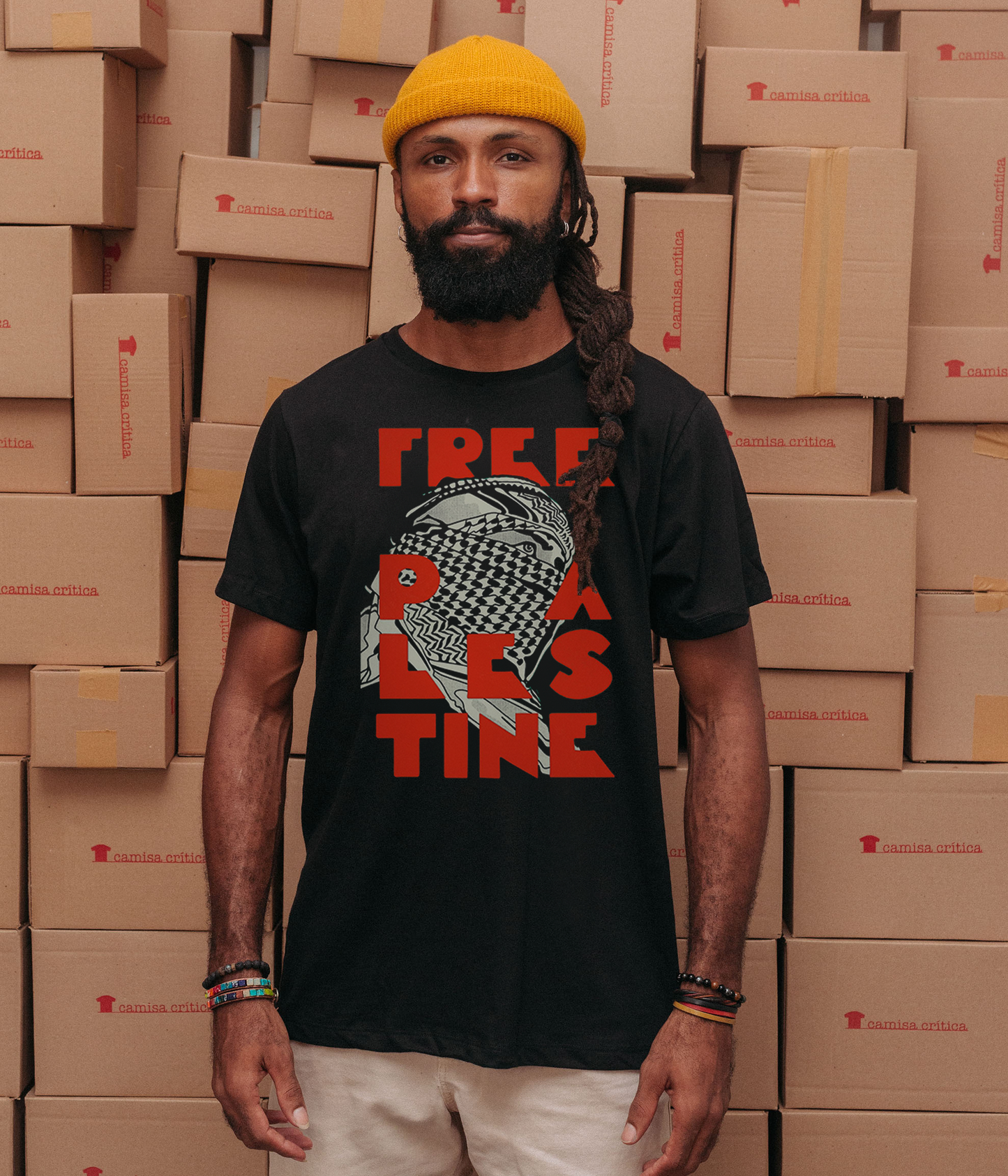 Camiseta Básica Free Palestine