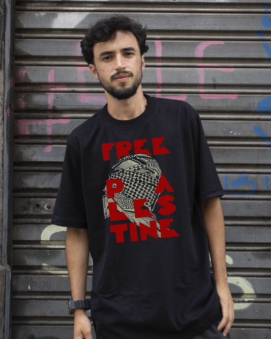 Camiseta Oversized Free Palestine