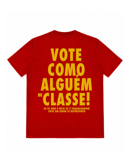 Camiseta Oversized Lula com classe
