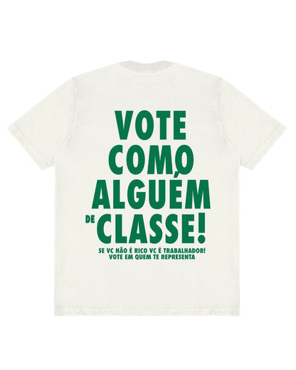 Camiseta Oversized Lula com classe