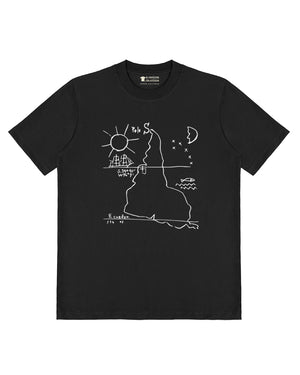 Camiseta Oversized Nosso Norte É O Sul: Torres Garcia