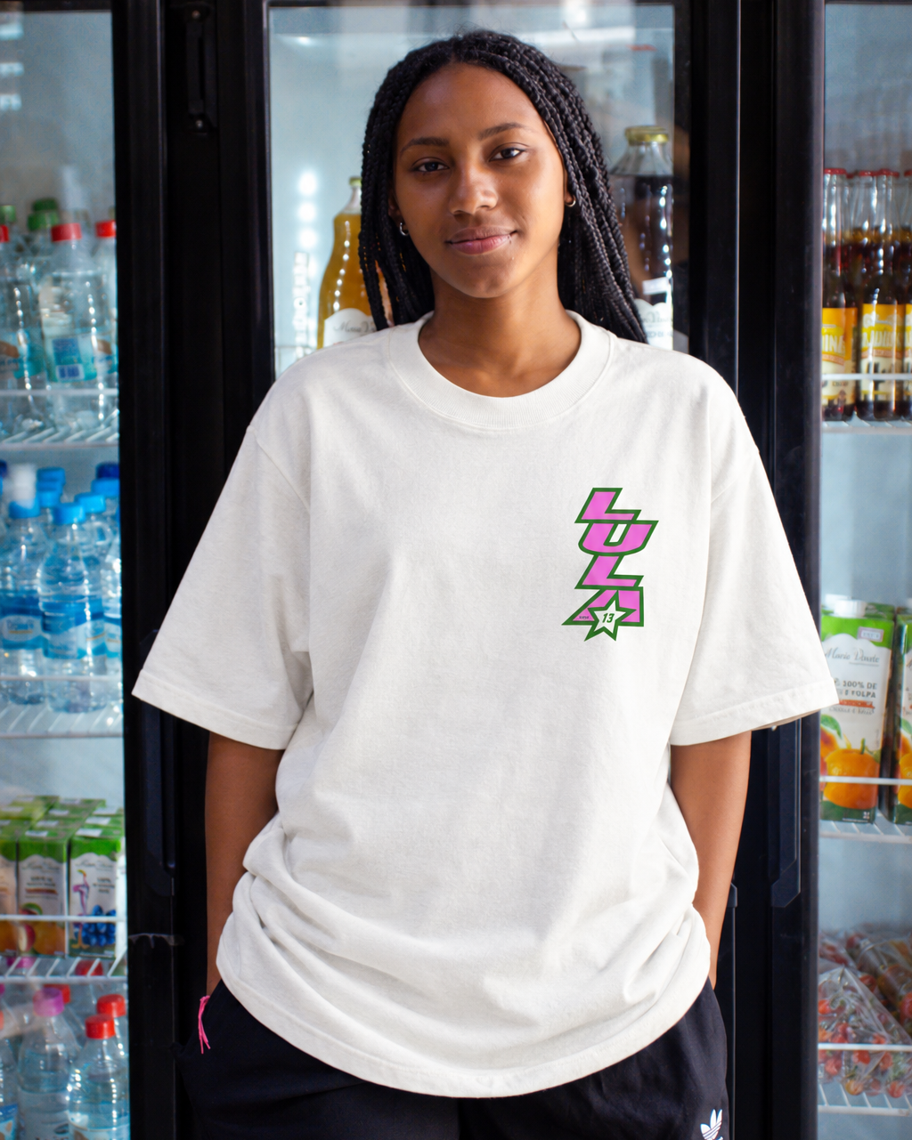 Camiseta Oversized Lula Trabalhador