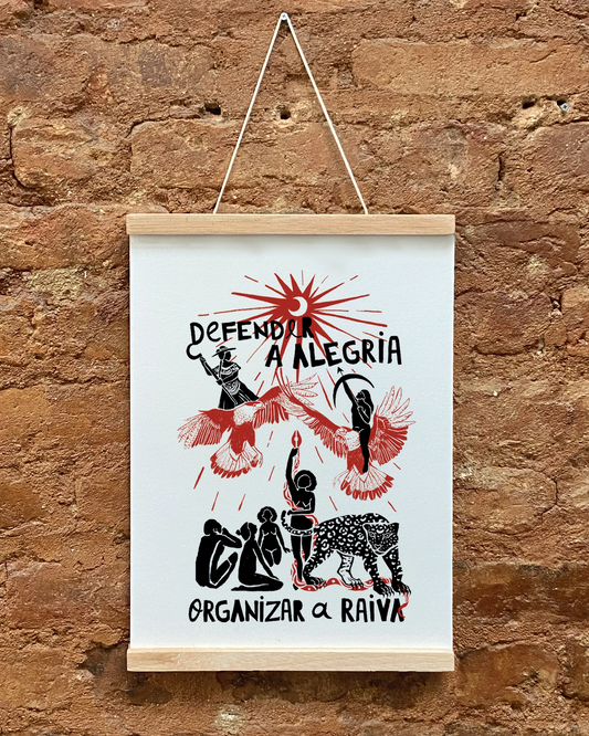 Pôster Intervozes Defenda a alegria