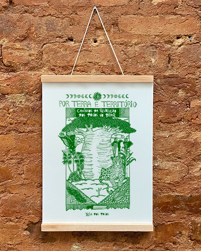 Pôster Por Terra e Território: Teia dos Povos