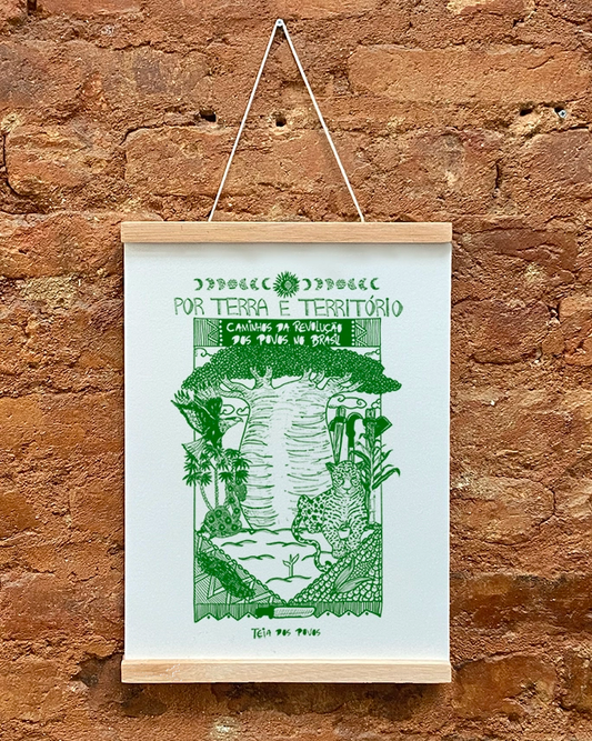 Pôster Por Terra e Território: Teia dos Povos