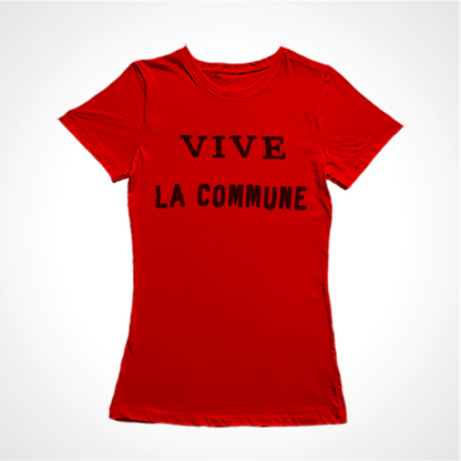 Camiseta Baby Look Vive La Commune