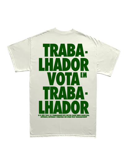 Camiseta Básica Lula Trabalhador