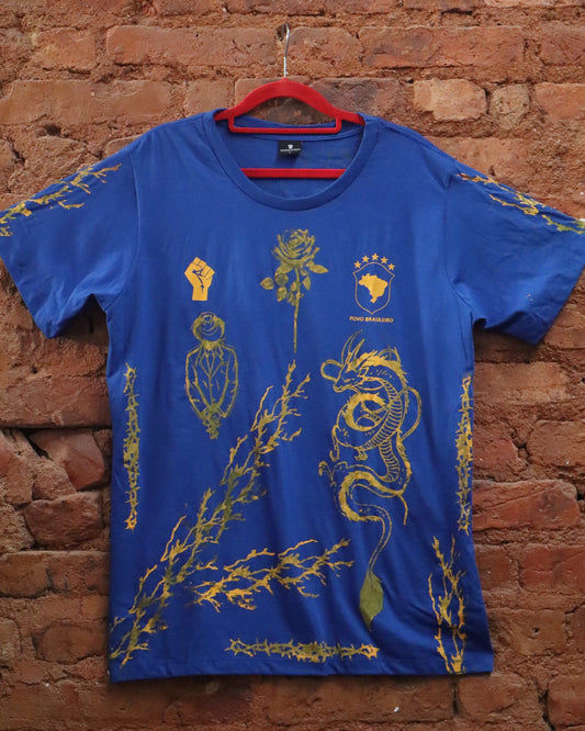 Camiseta Povo Brasileiro  - Edição Relikiarj (A Rosa)