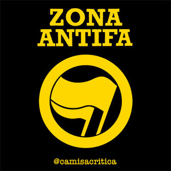 Adesivo Zona Antifa Amarelo