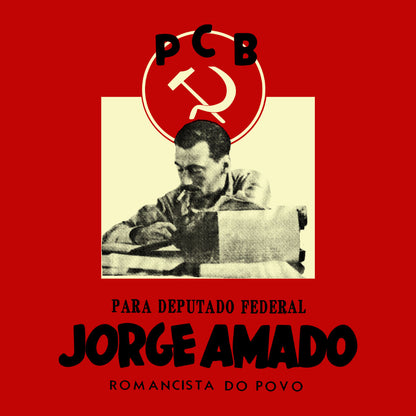 Camiseta Baby Look Jorge Amado - Romancista do Povo