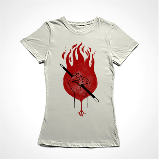 Camiseta Baby Look Luta pela Educação