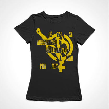 Camiseta Baby Look Cê Vai Se Arrepender