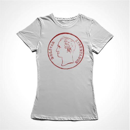 Camiseta Baby Look Libertador Bolívar