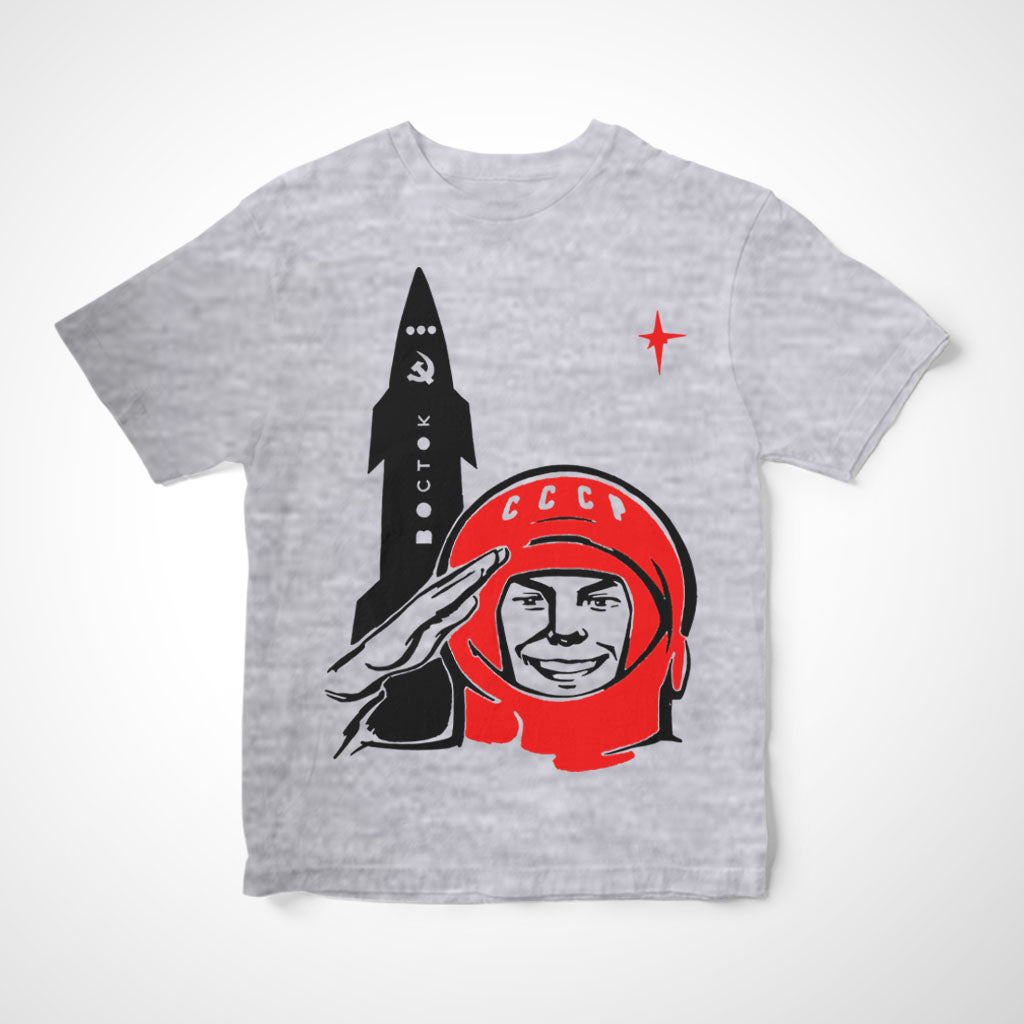 Camiseta Infantil Cosmonauta Soviético
