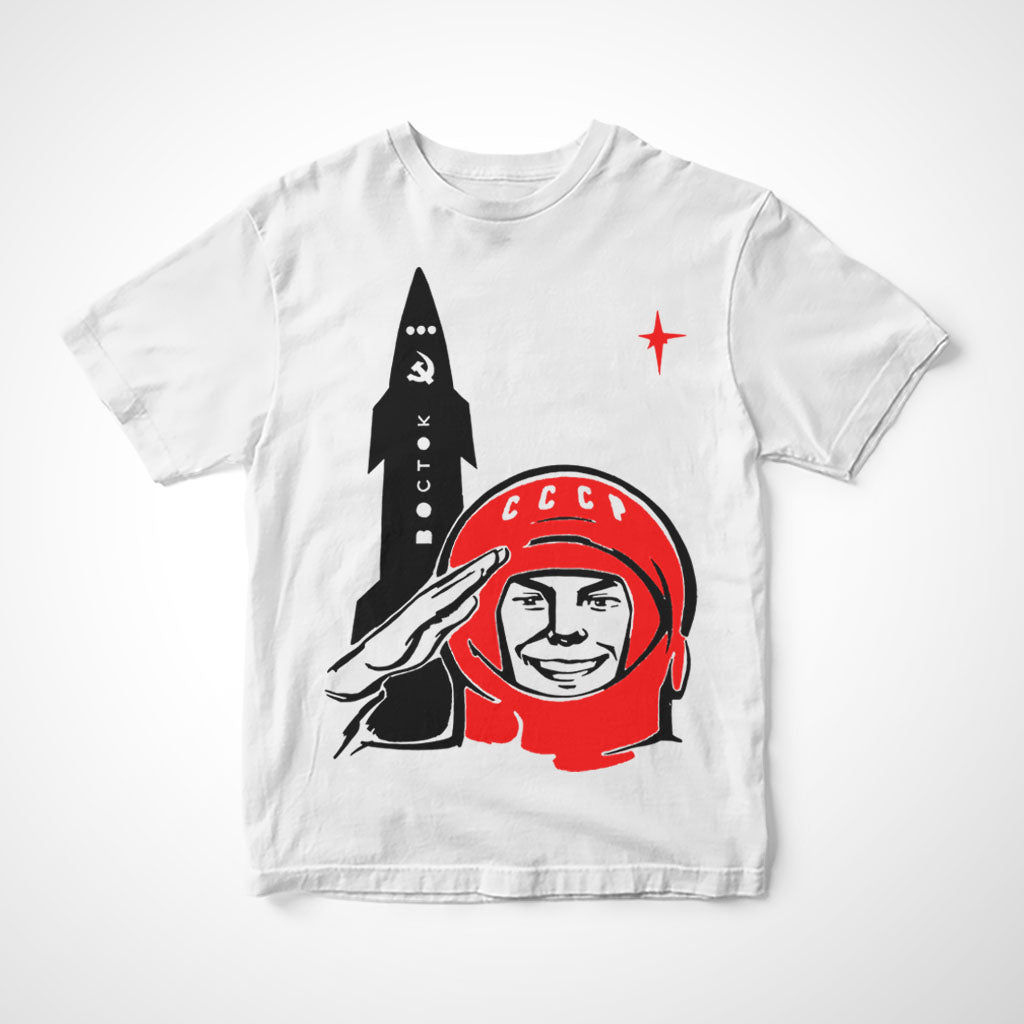 Camiseta Infantil Cosmonauta Soviético