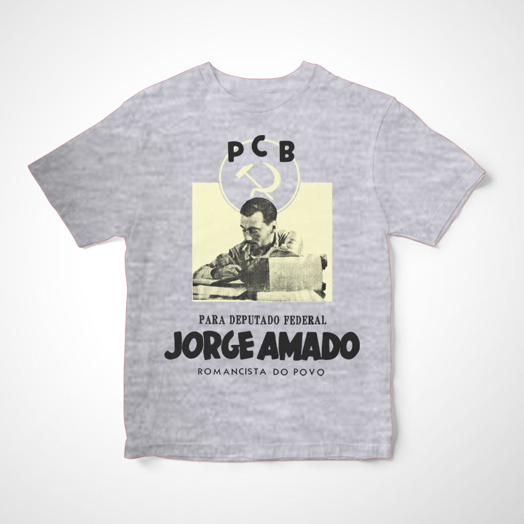 Camiseta Infantil Jorge Amado - Romancista do Povo