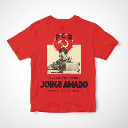 Camiseta Infantil Jorge Amado - Romancista do Povo