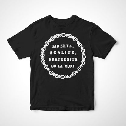 Camiseta Infantil Liberte Equalite Fraternite ou la Mort