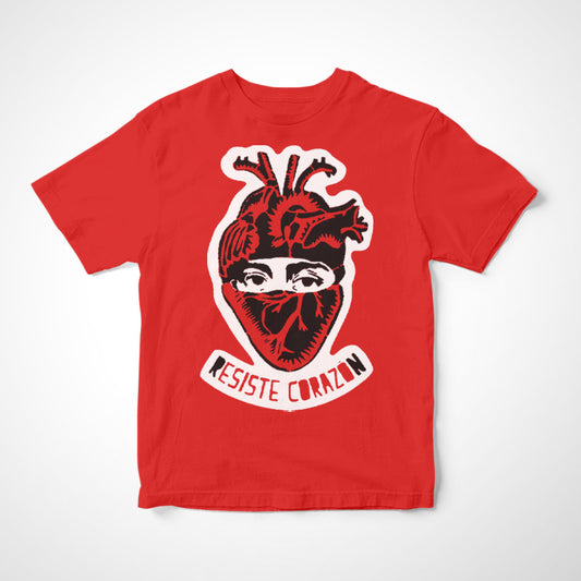 Camiseta Infantil Resiste Corazon