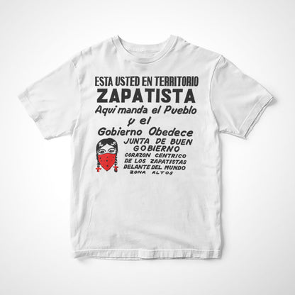 Camiseta Infantil Térritório Zapatista