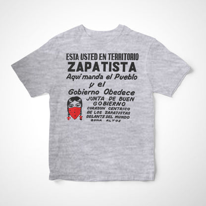 Camiseta Infantil Térritório Zapatista